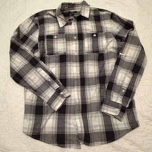 Urban Pipeline Monochrome Plaid Men's Shirt